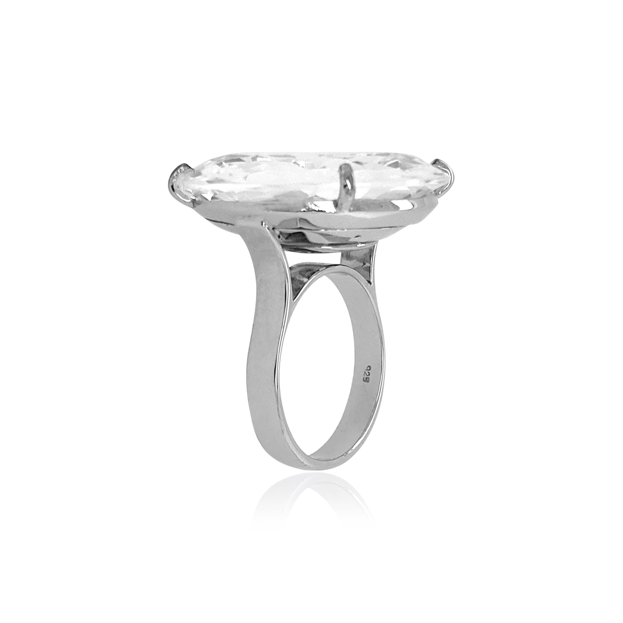 TRANSPARENZA Ring (0839) - Crystal / SS