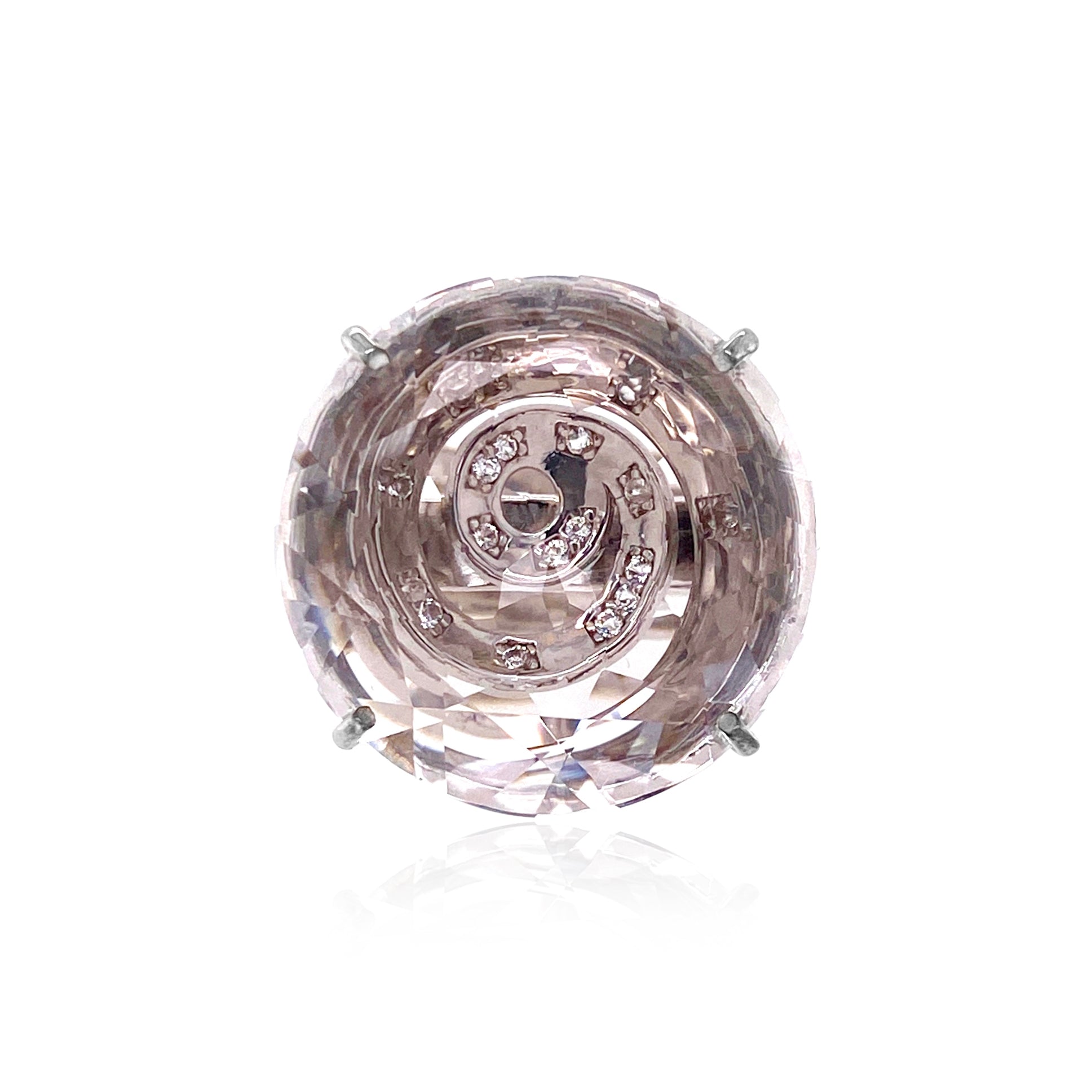 TRANSPARENZA Ring (0839) - Crystal / SS