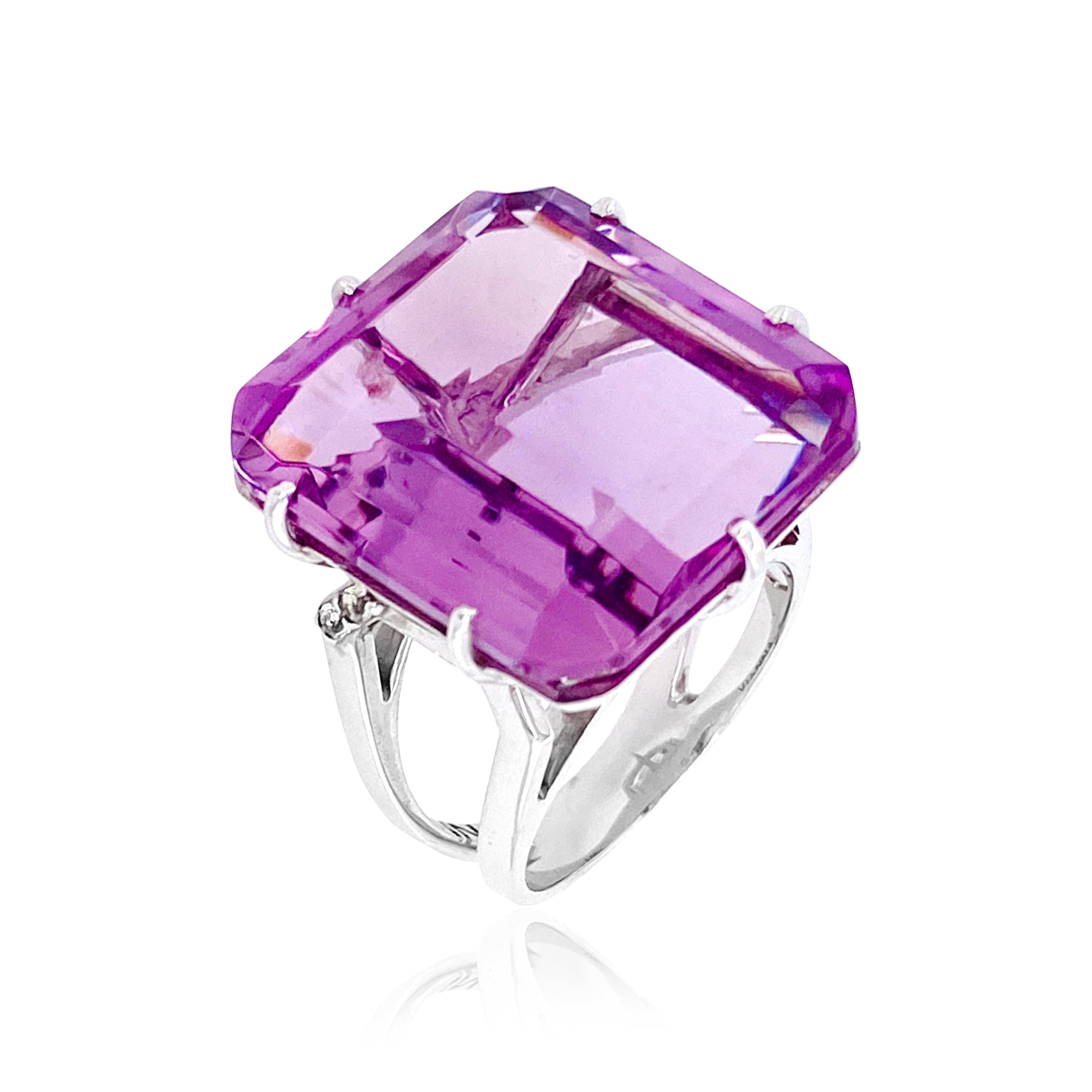 COLUNA Ring (1156) - Amethyst / SS