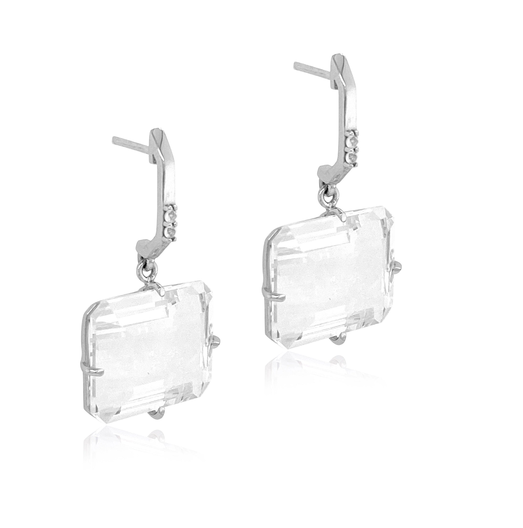 COLUNA Earrings (1156) - Crystal / SS
