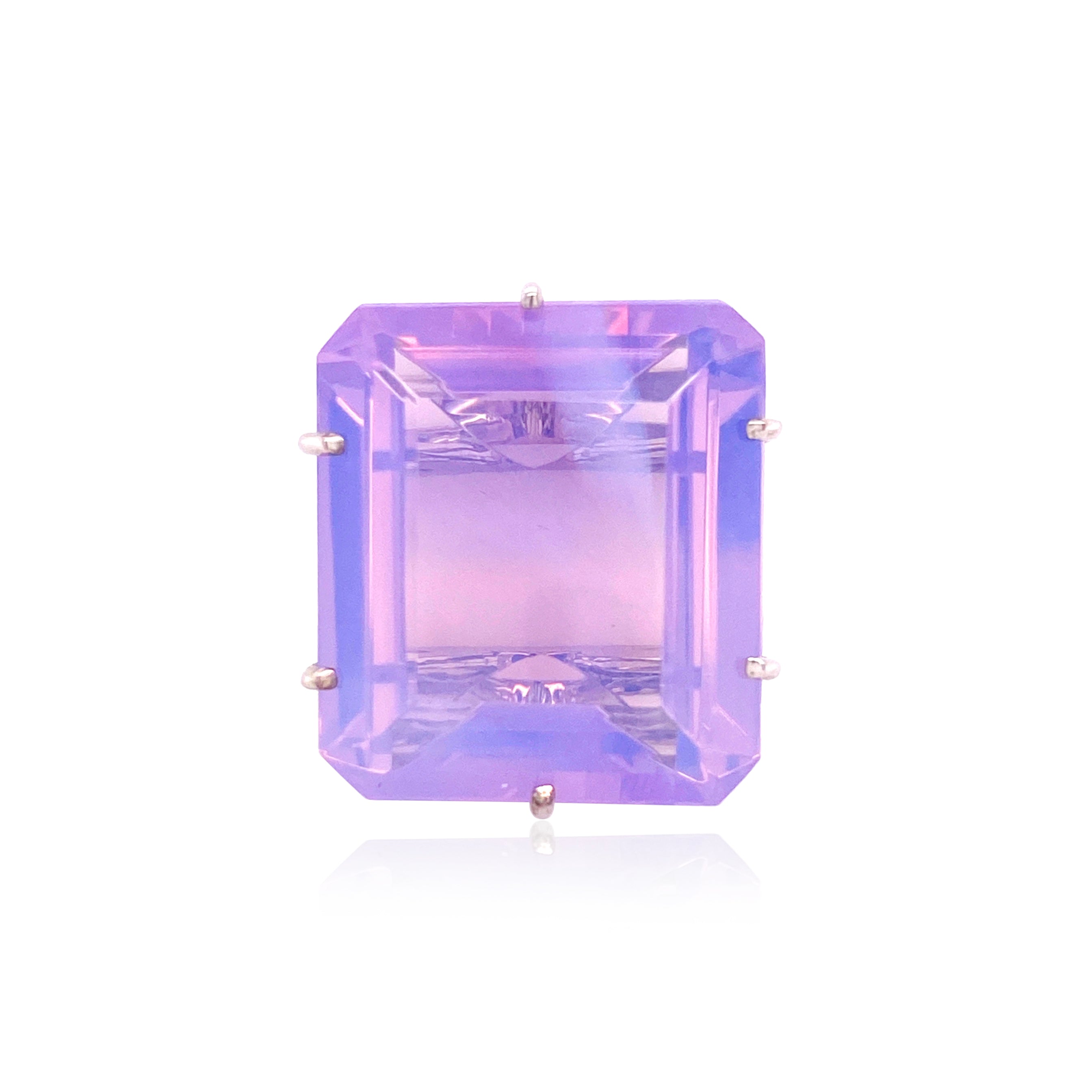 COLUNA Ring (1156) - Lilac Opal Amethyst / SS