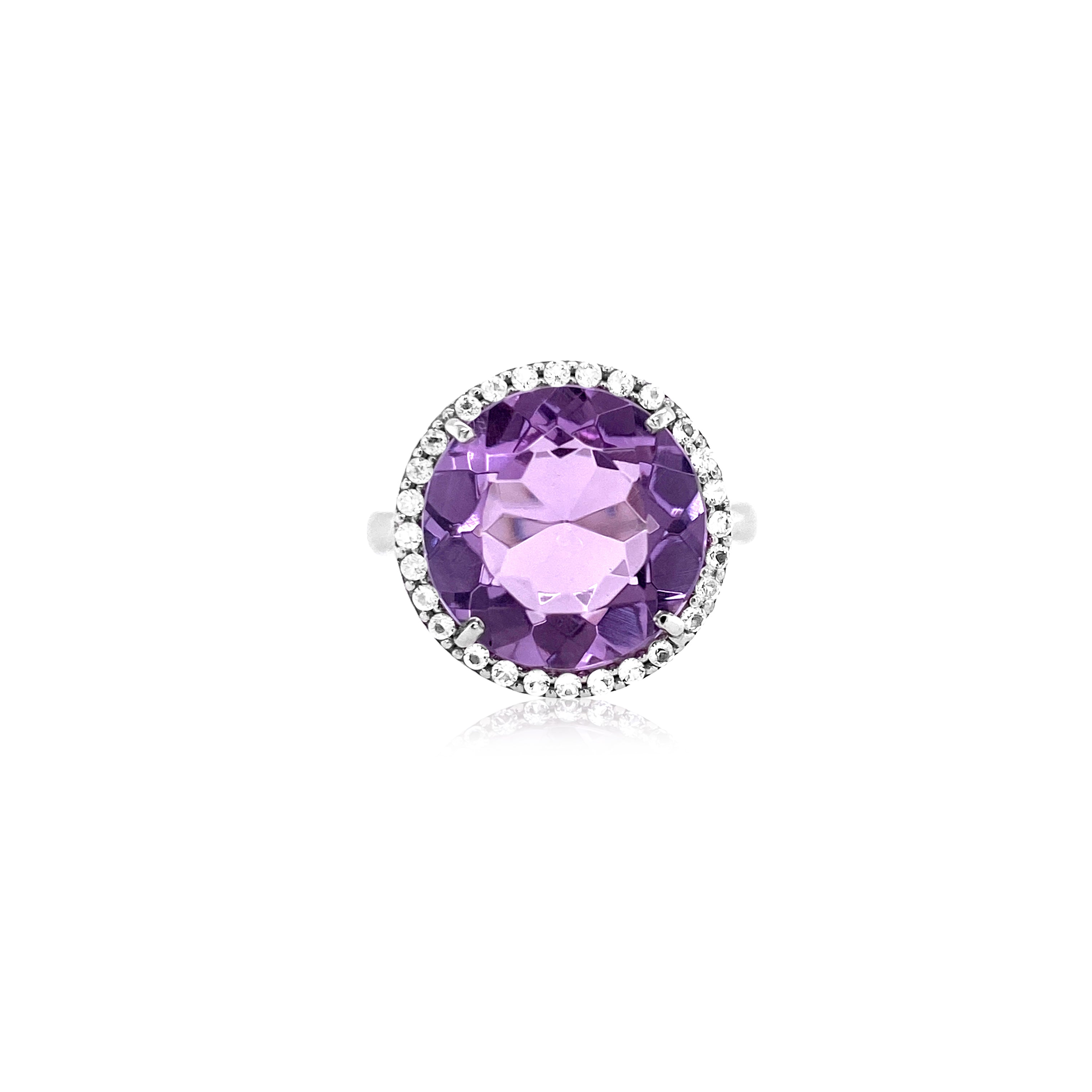 SIGNATURE Ring (1287) - Amethyst / SS