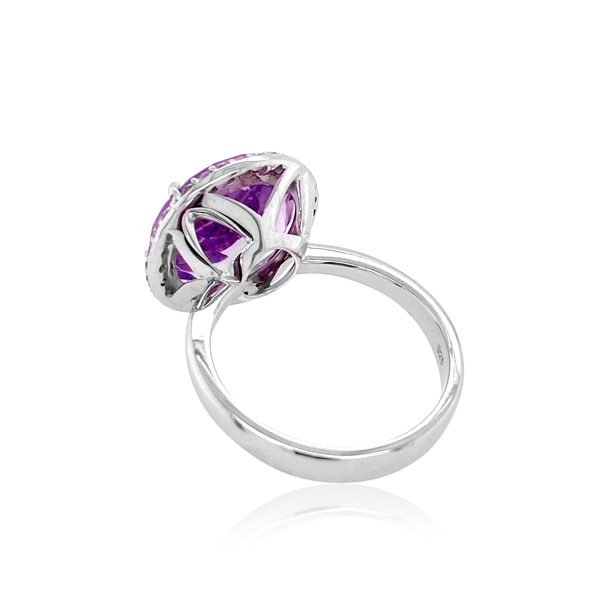 SIGNATURE Ring (1287) - Amethyst / SS