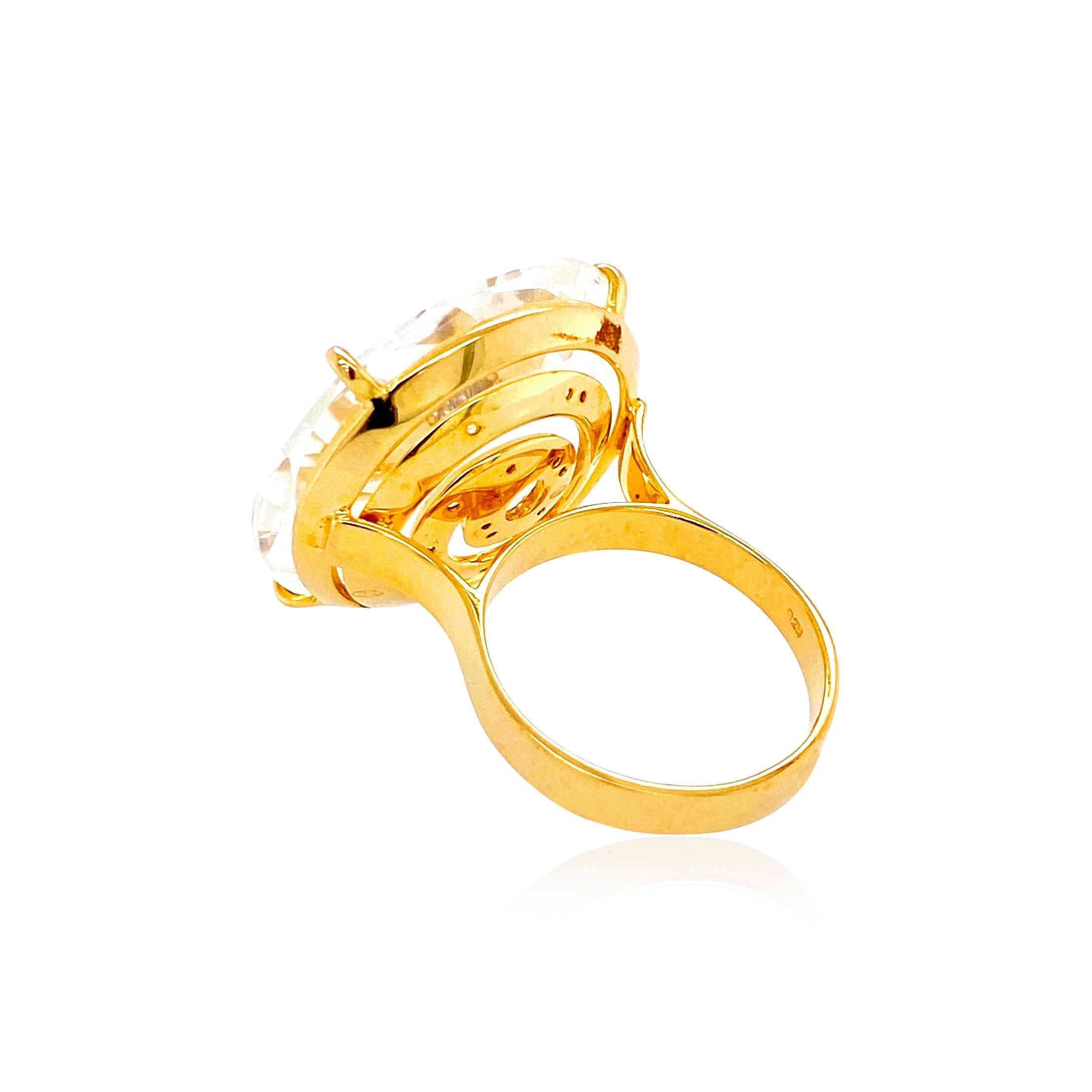 TRANSPARENZA Ring (0839) - Crystal / YG