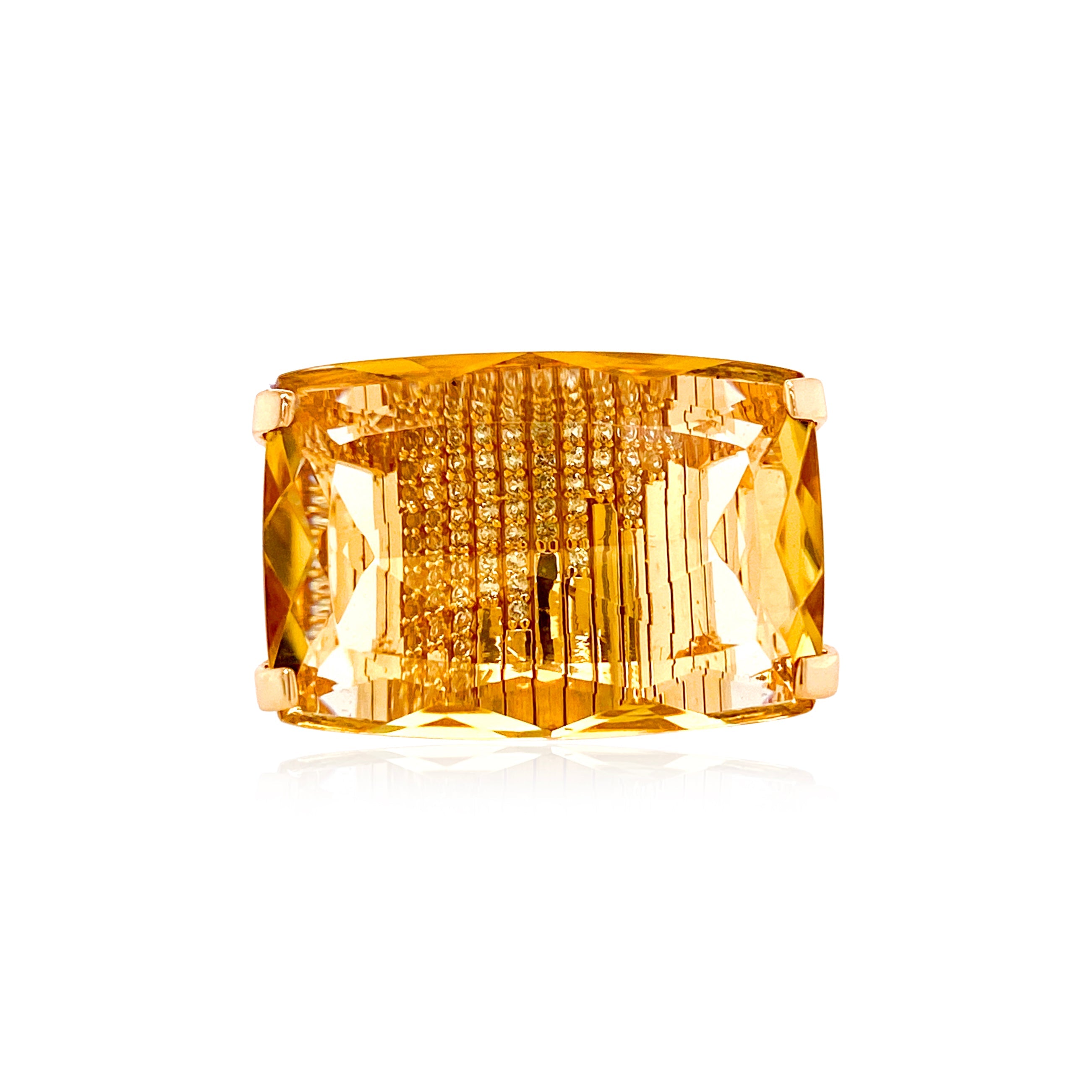 TRANSPARENZA Ring (0890) - Light Citrine  / YG