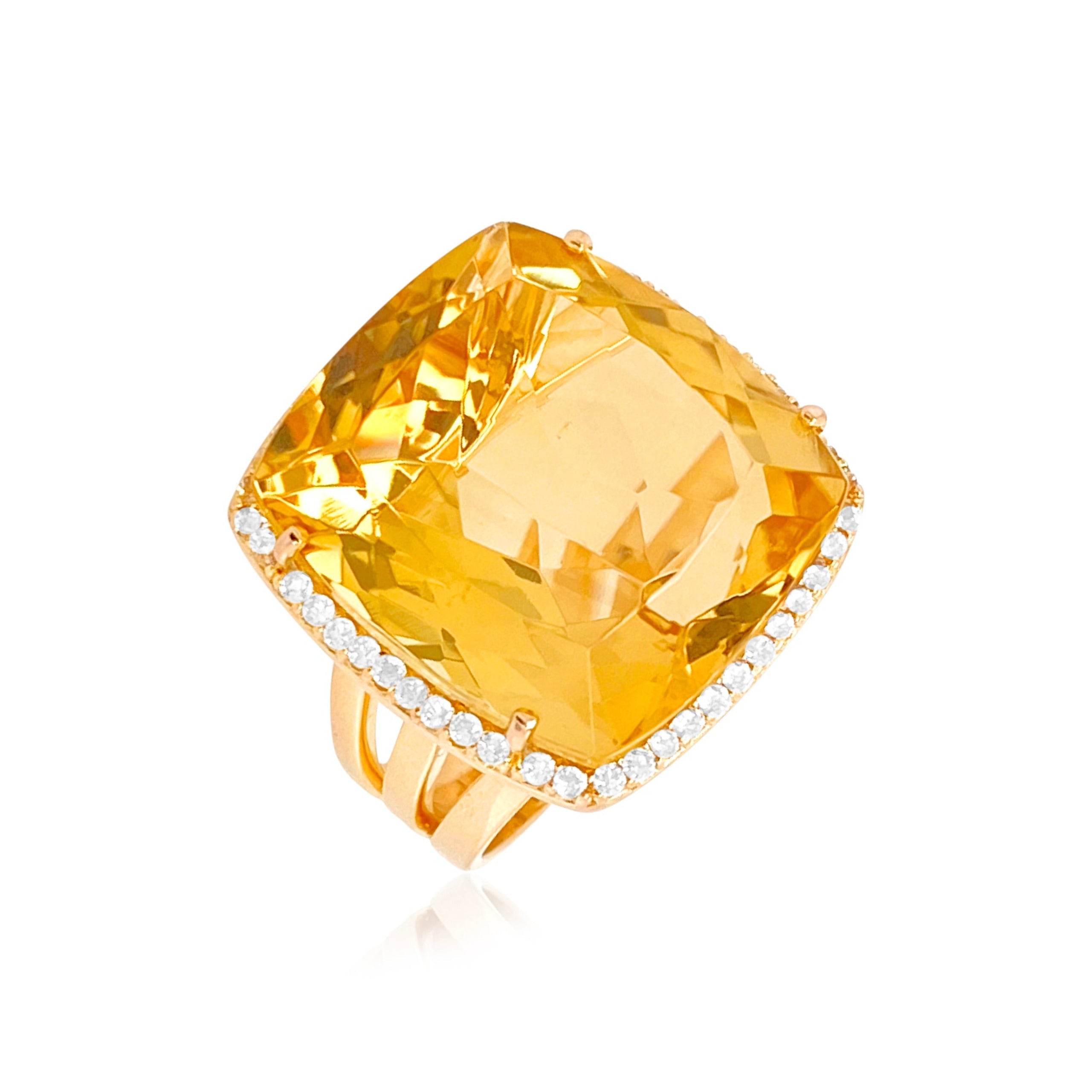 ECLECTIC Ring (1134) - Light Citrine / YG