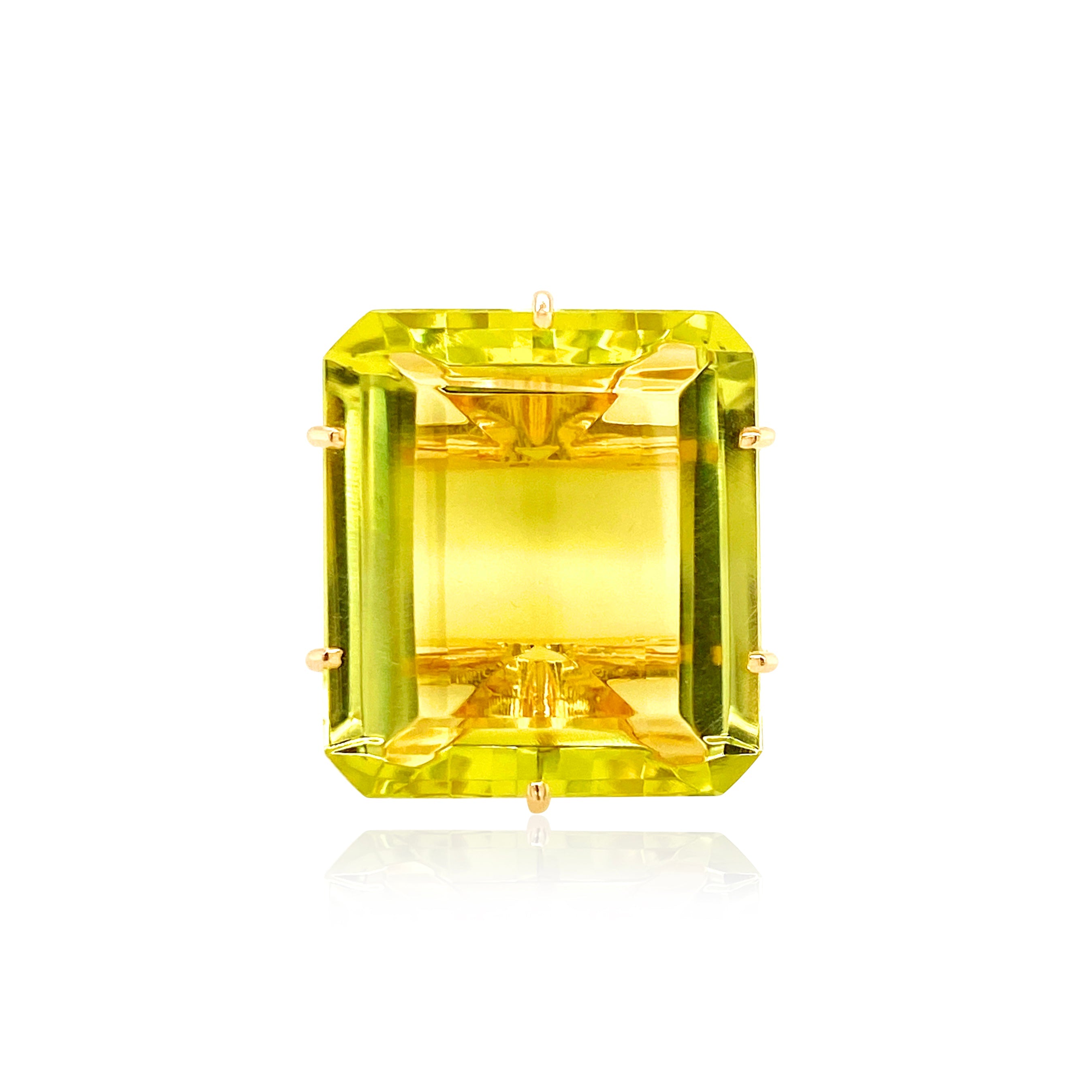 COLUNA Ring (1156) - Lemon Citrine / YG