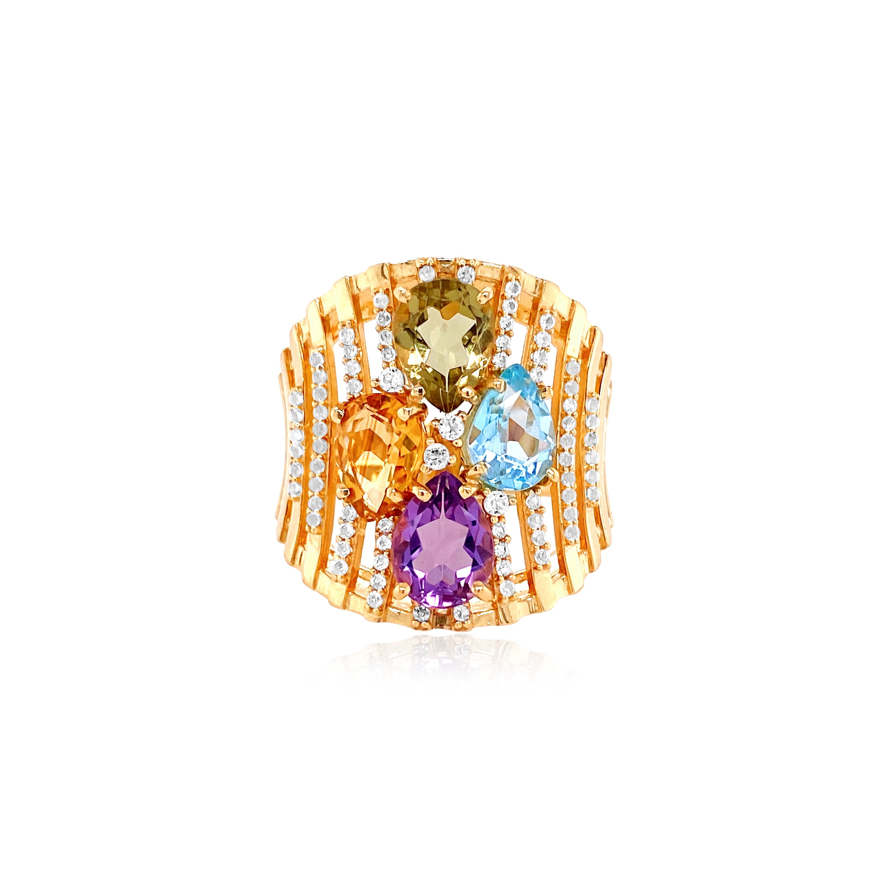 VILLA RICA Ring (1213) - Mixed Gemstones / YG