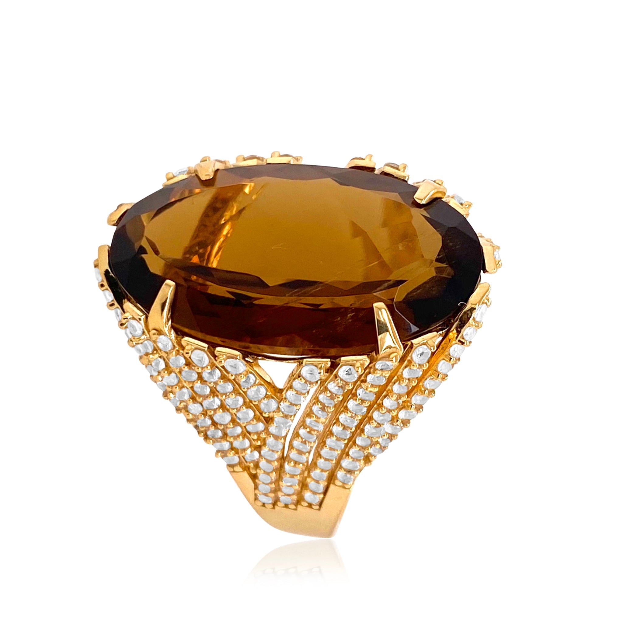 VILLA RICA Ring (1213) - Whisky Citrine / YG