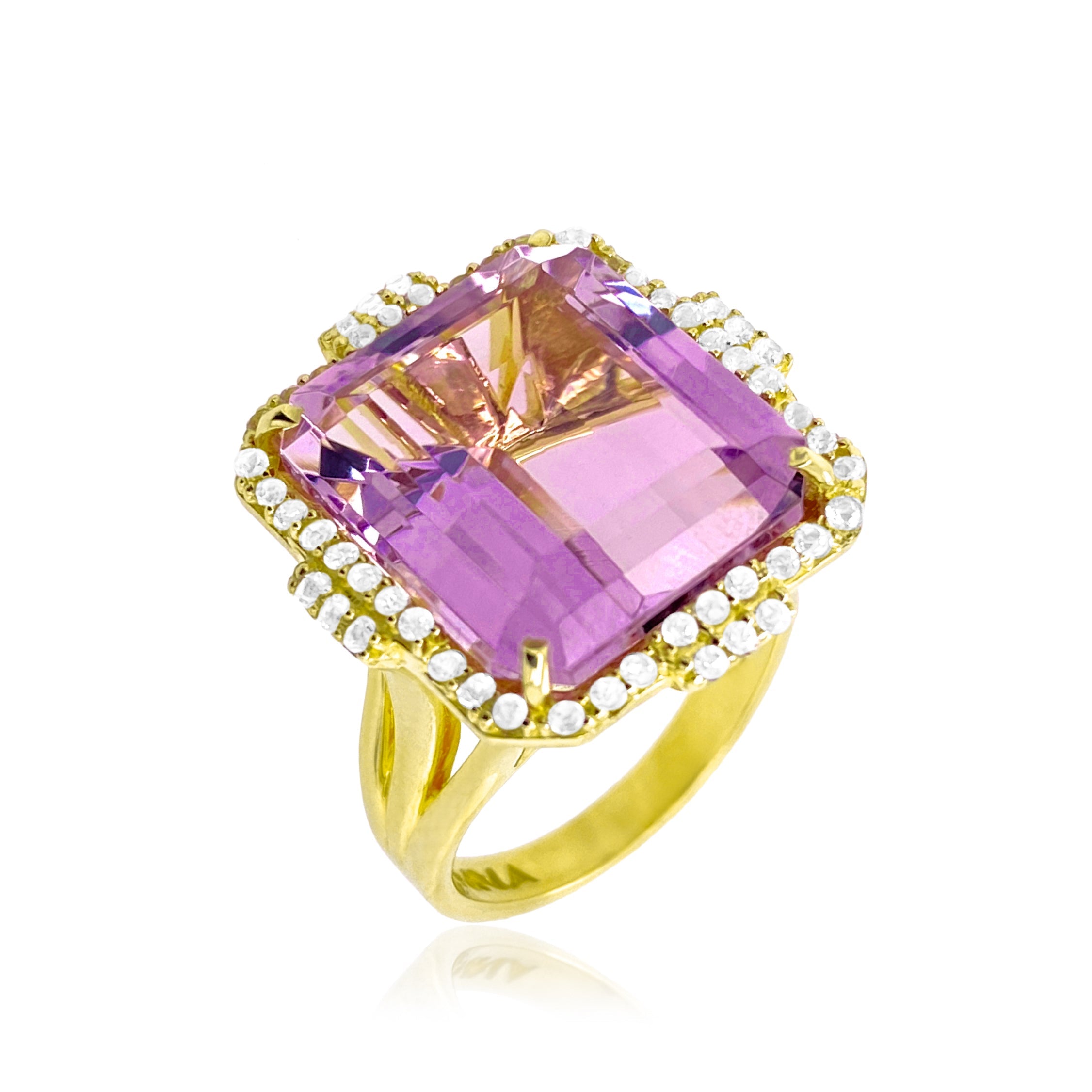 ECLECTIC Ring (1247) - Amethyst / YG