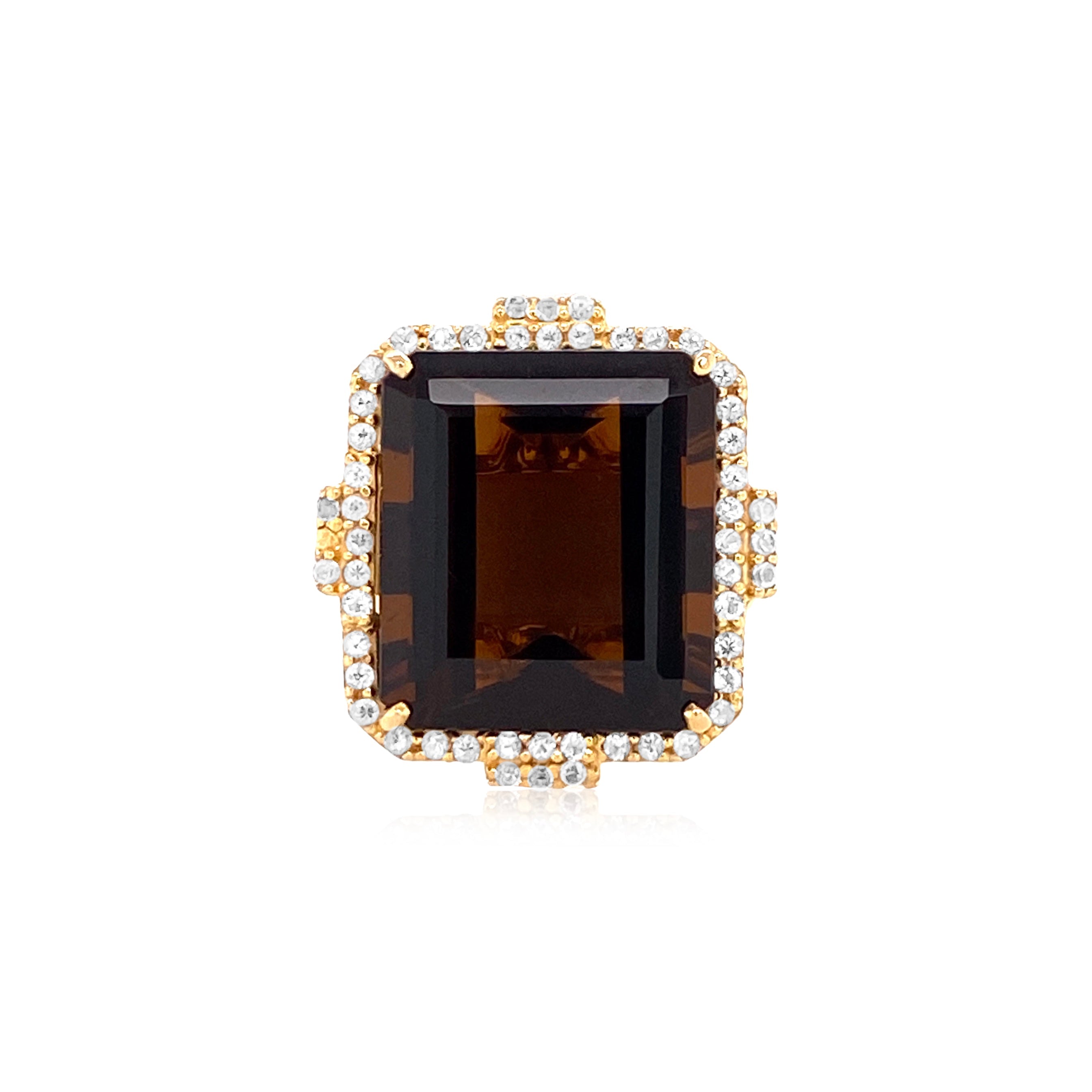 ECLECTIC Ring (1247) - Whisky Citrine / YG