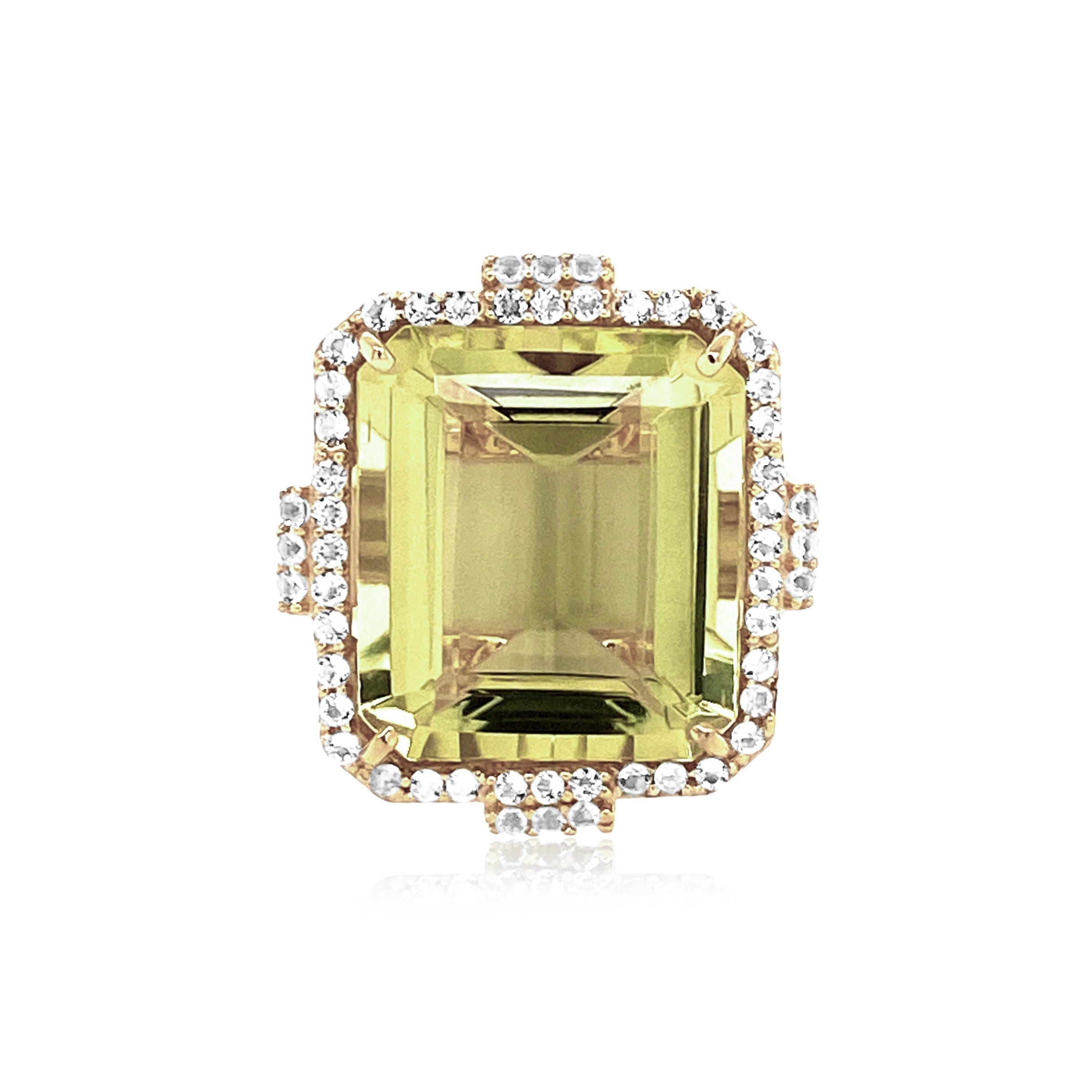 ECLECTIC Ring (1247) - Lemon Citrine / YG