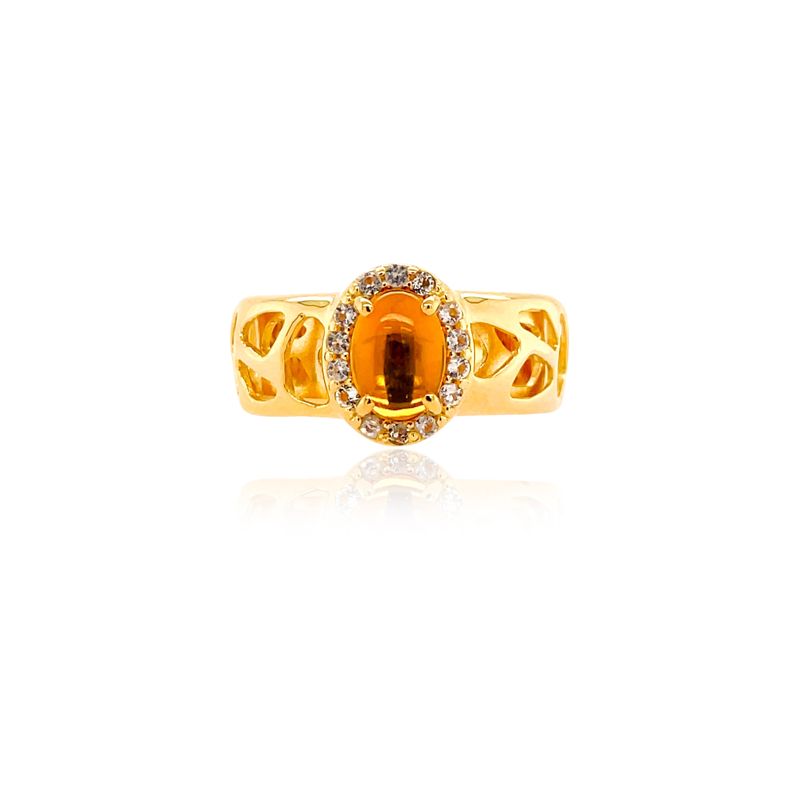 PULSE Ring (1286) - Citrine / YG