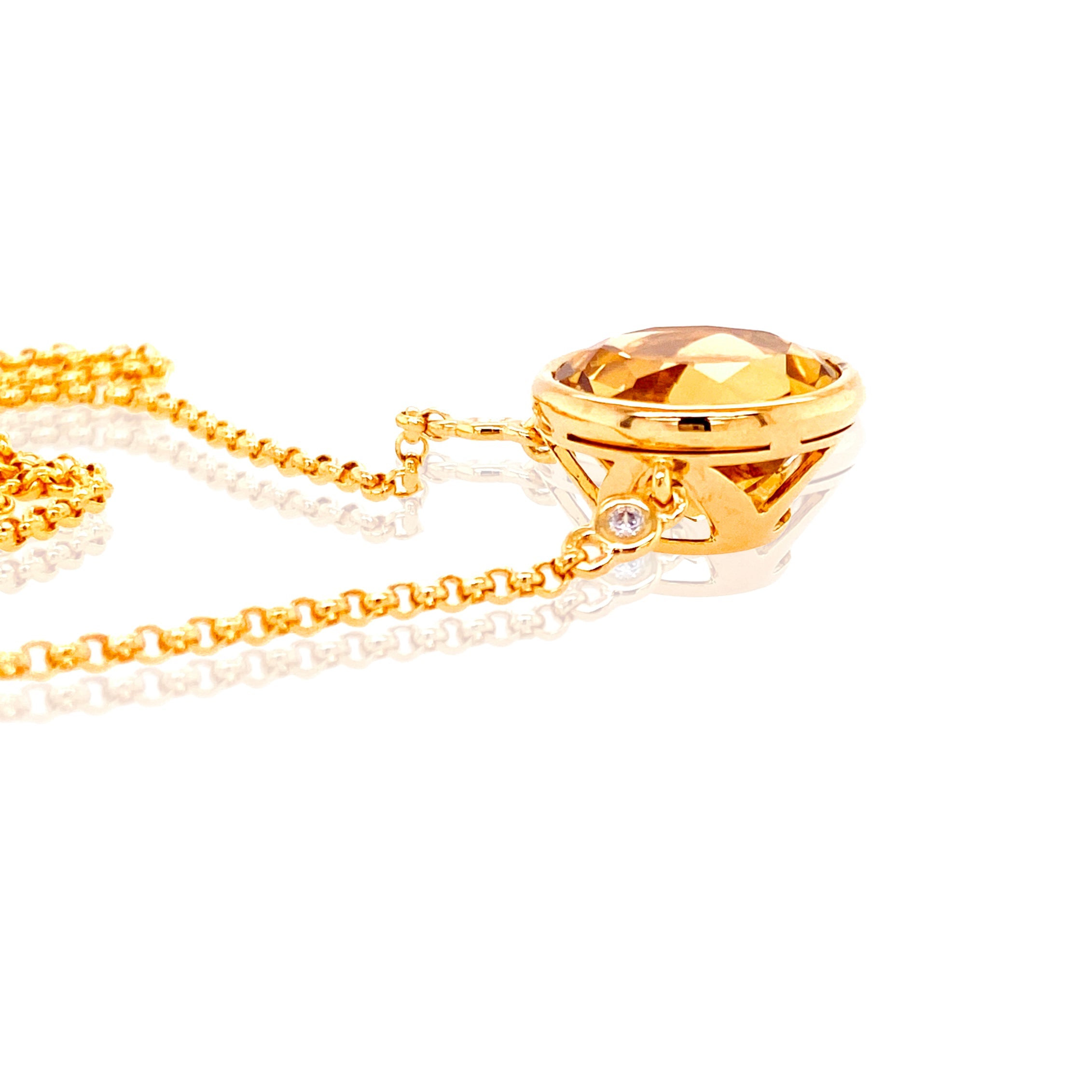 18K Champagne Citrine Bracelet