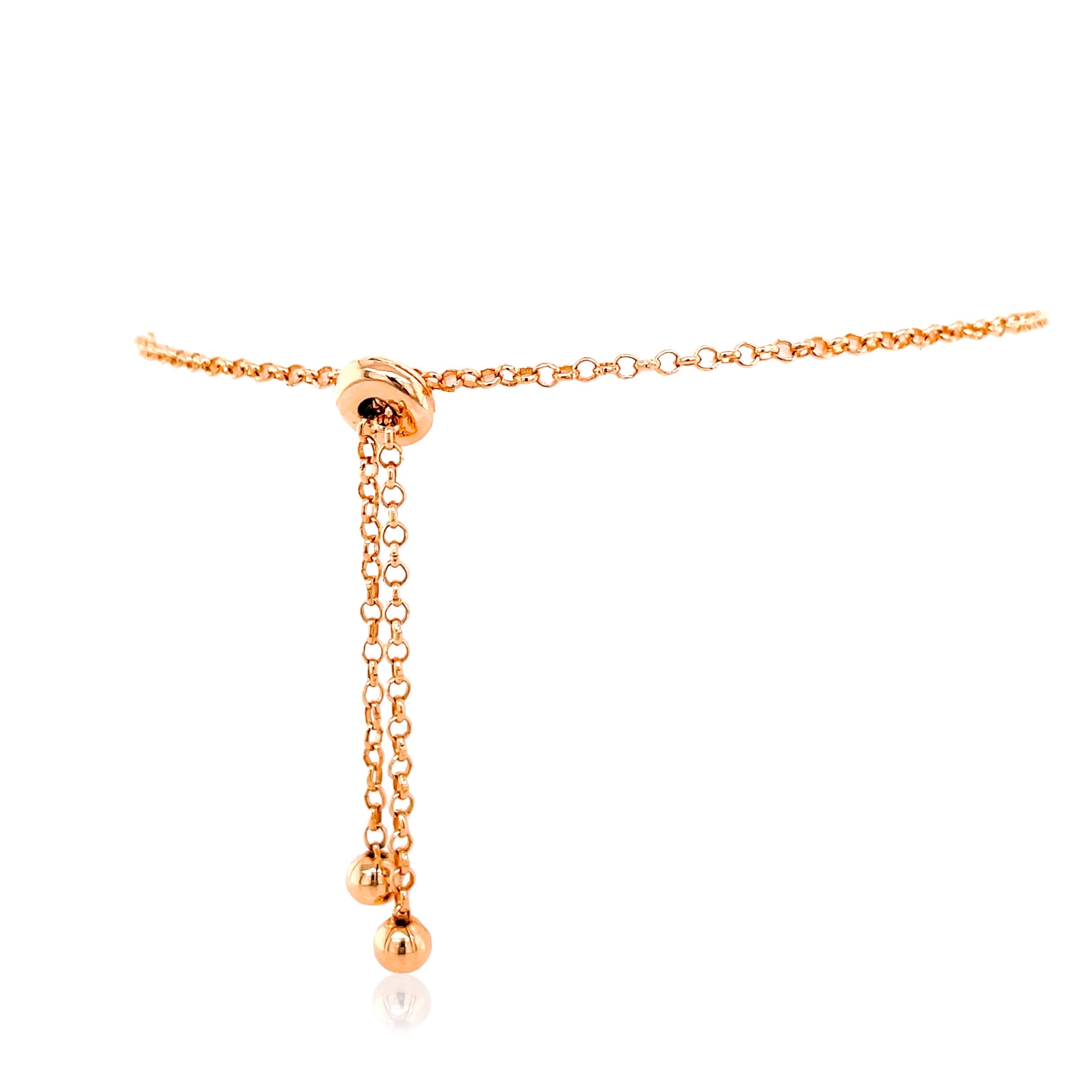 18k Pensée Bracelet - Champagne Citrine / RG (Small)