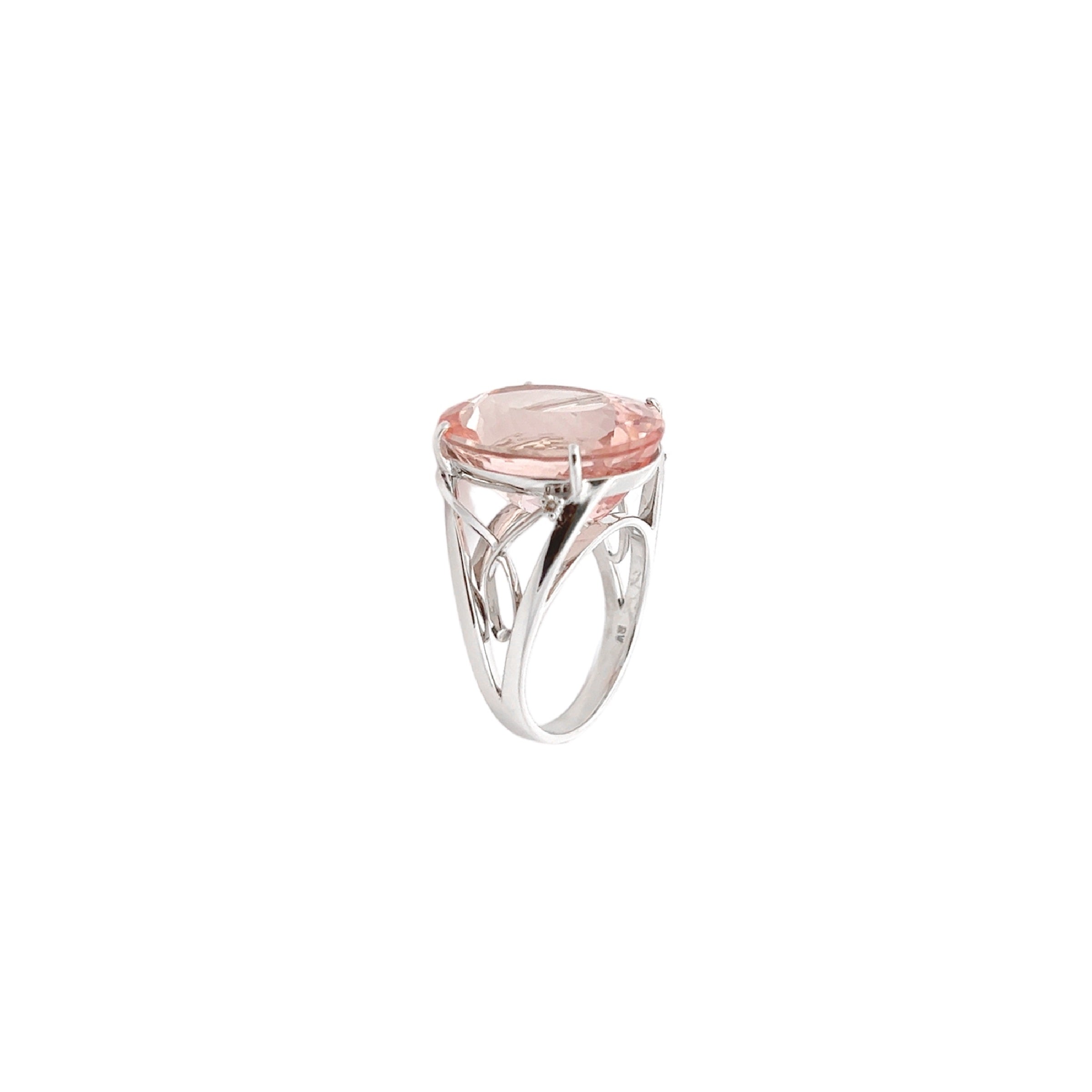 18K Morganite Ring