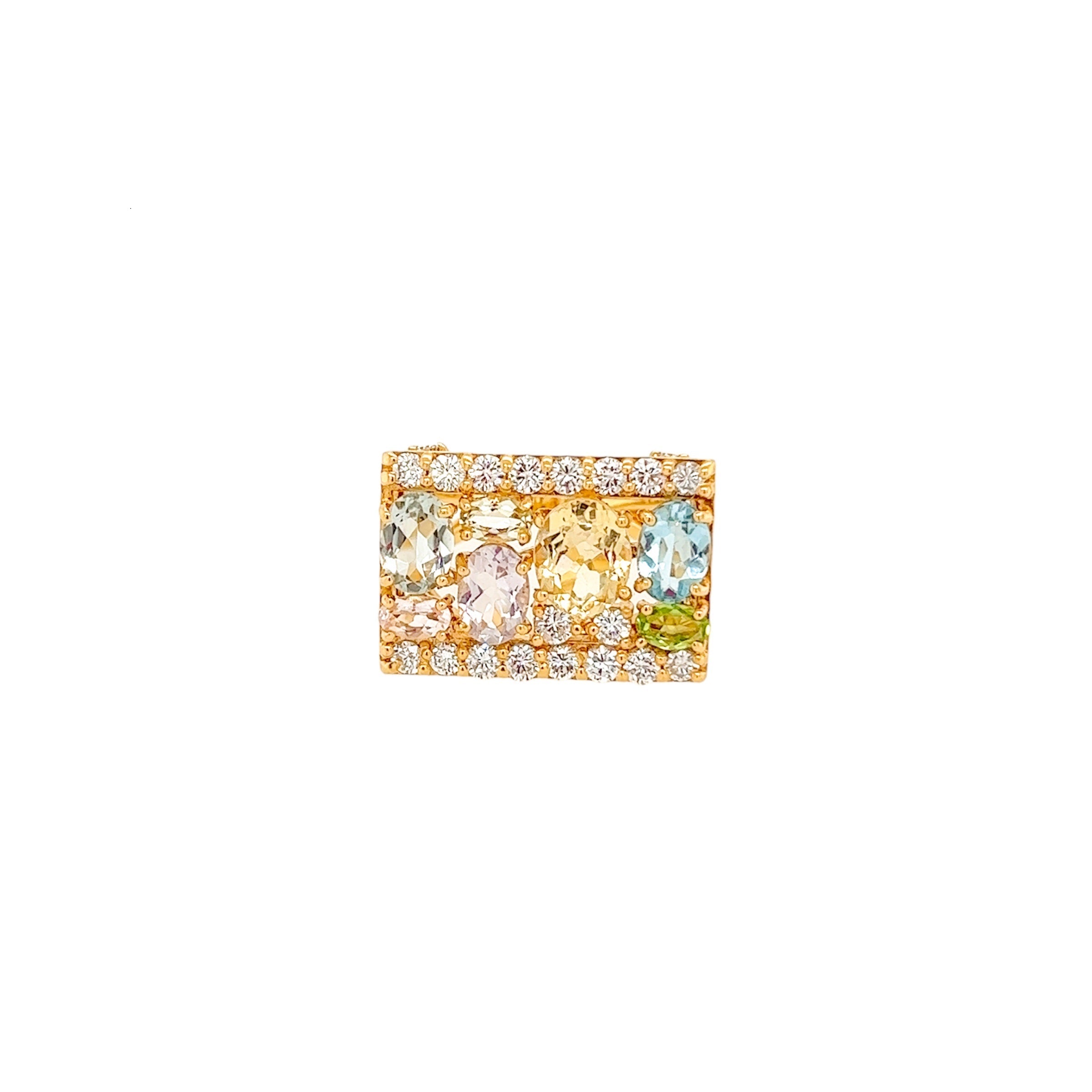 18K Mixed Colors Ring