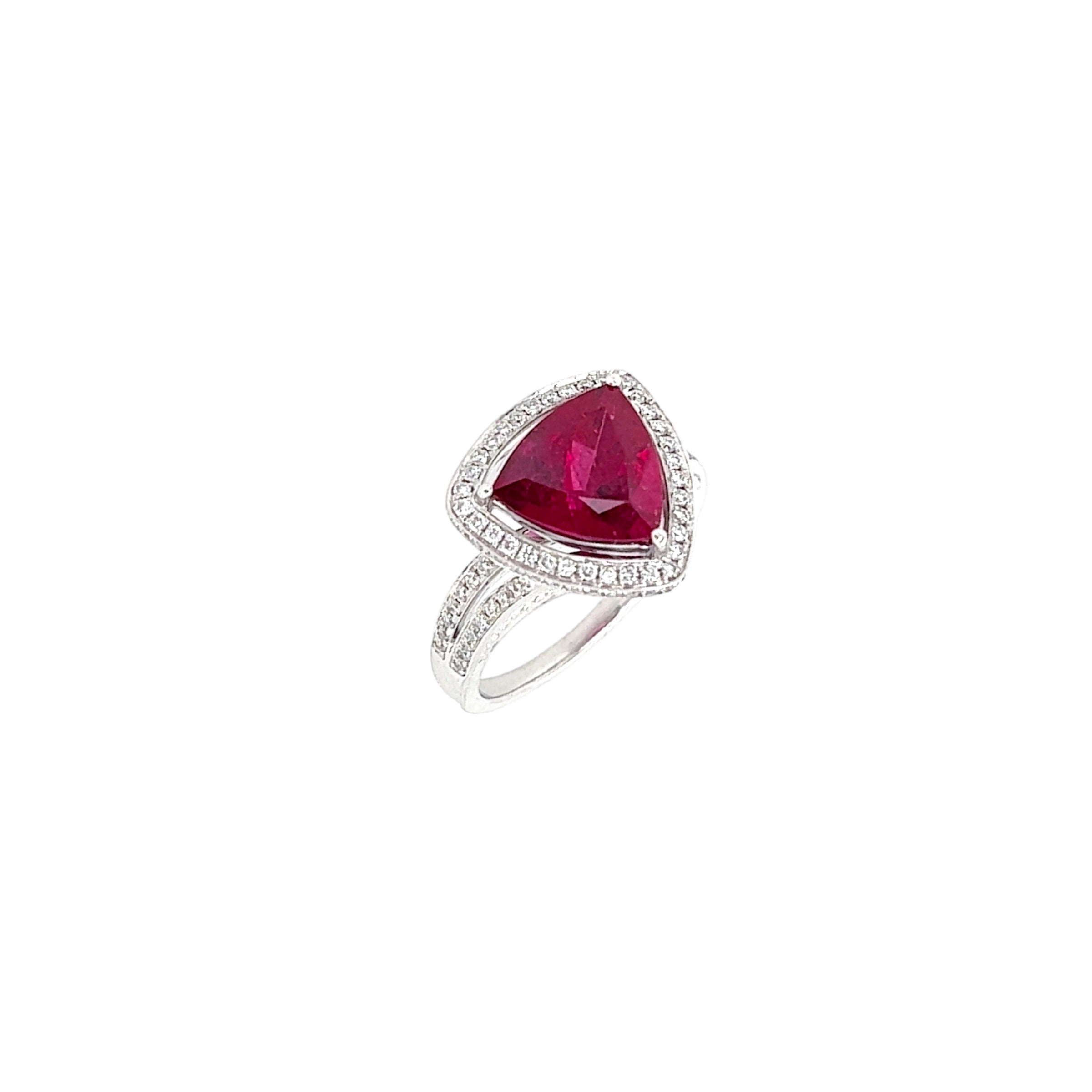 18K Rubellite Ring