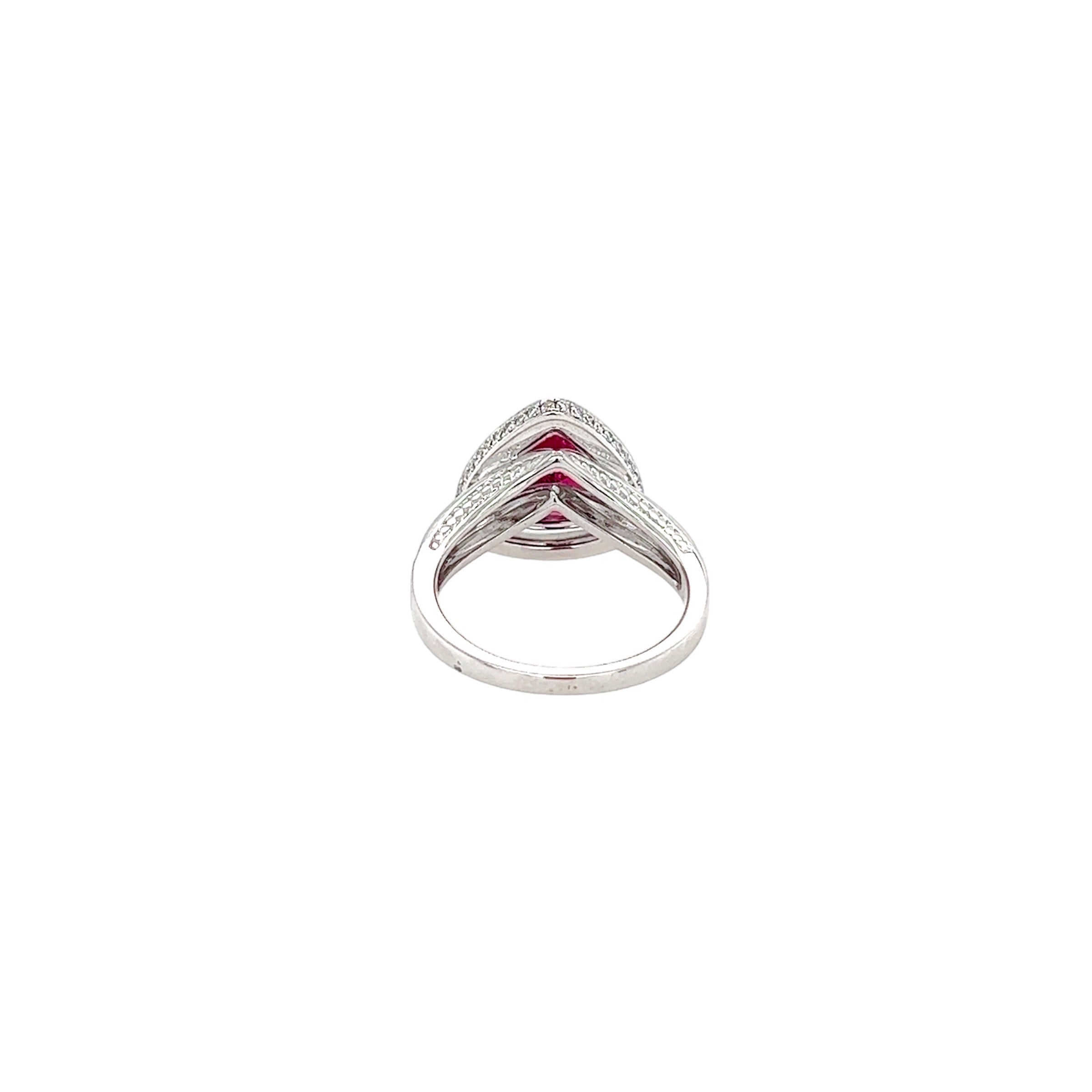 18K Rubellite Ring