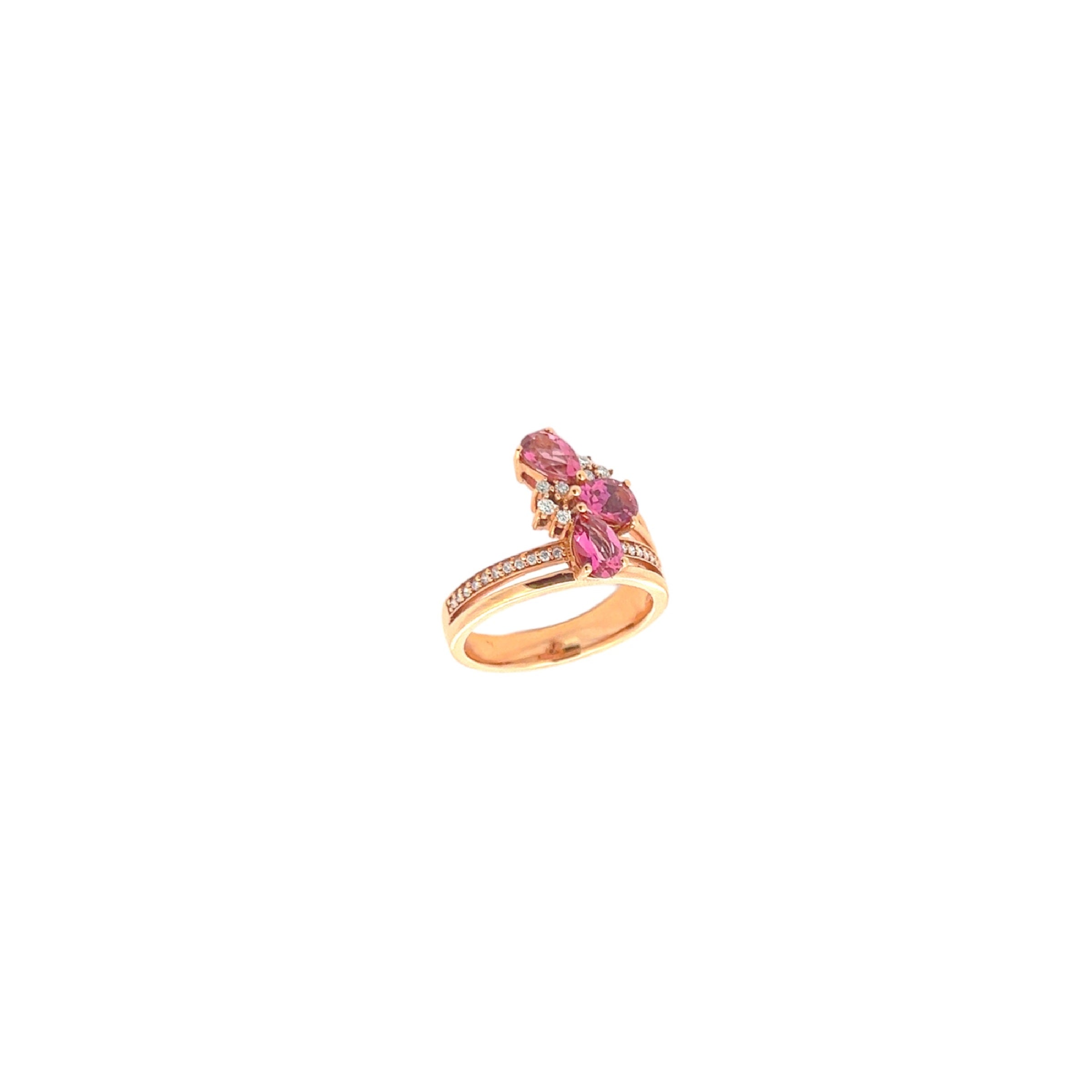 18K Pink Tourmaline Ring