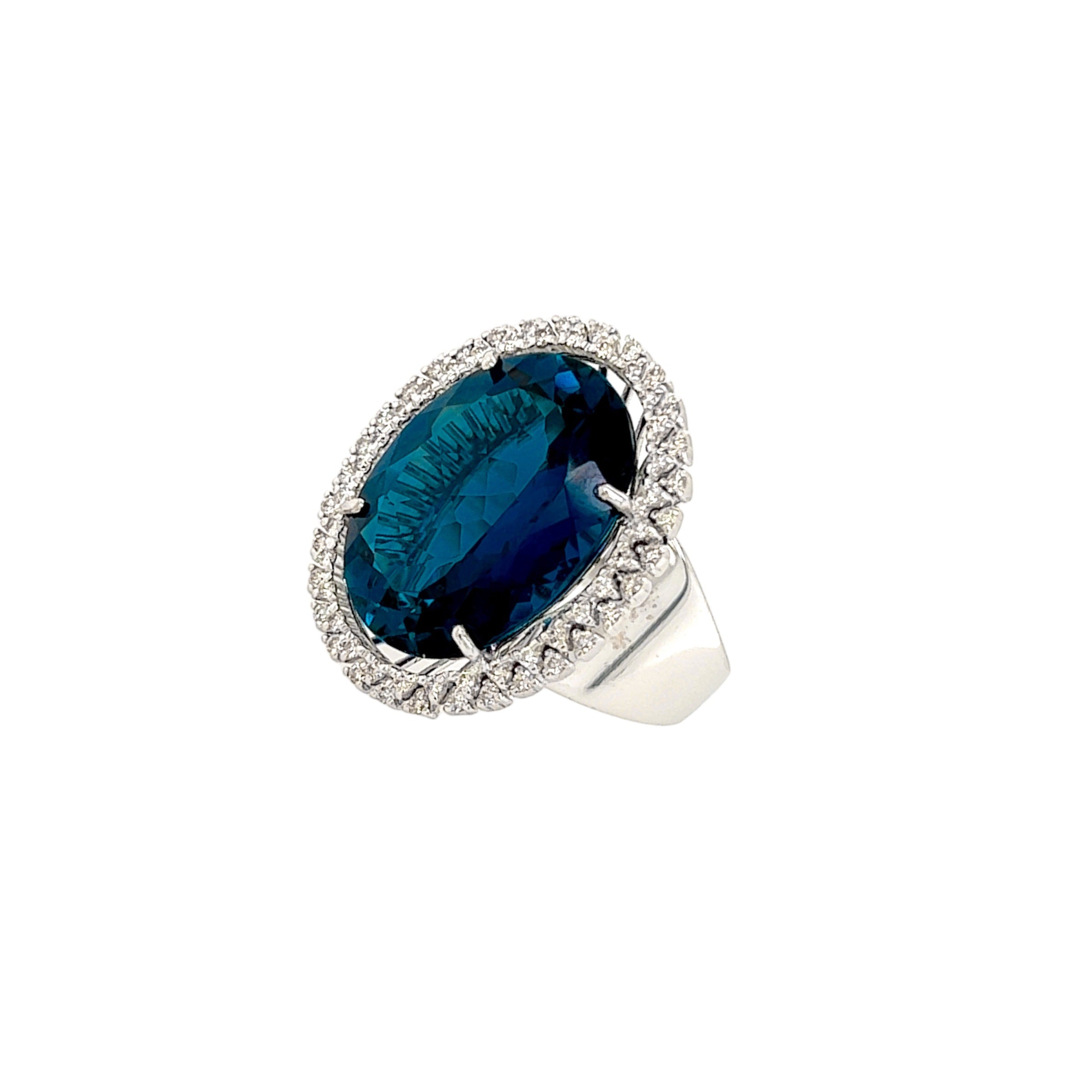 18K London Blue Topaz Ring