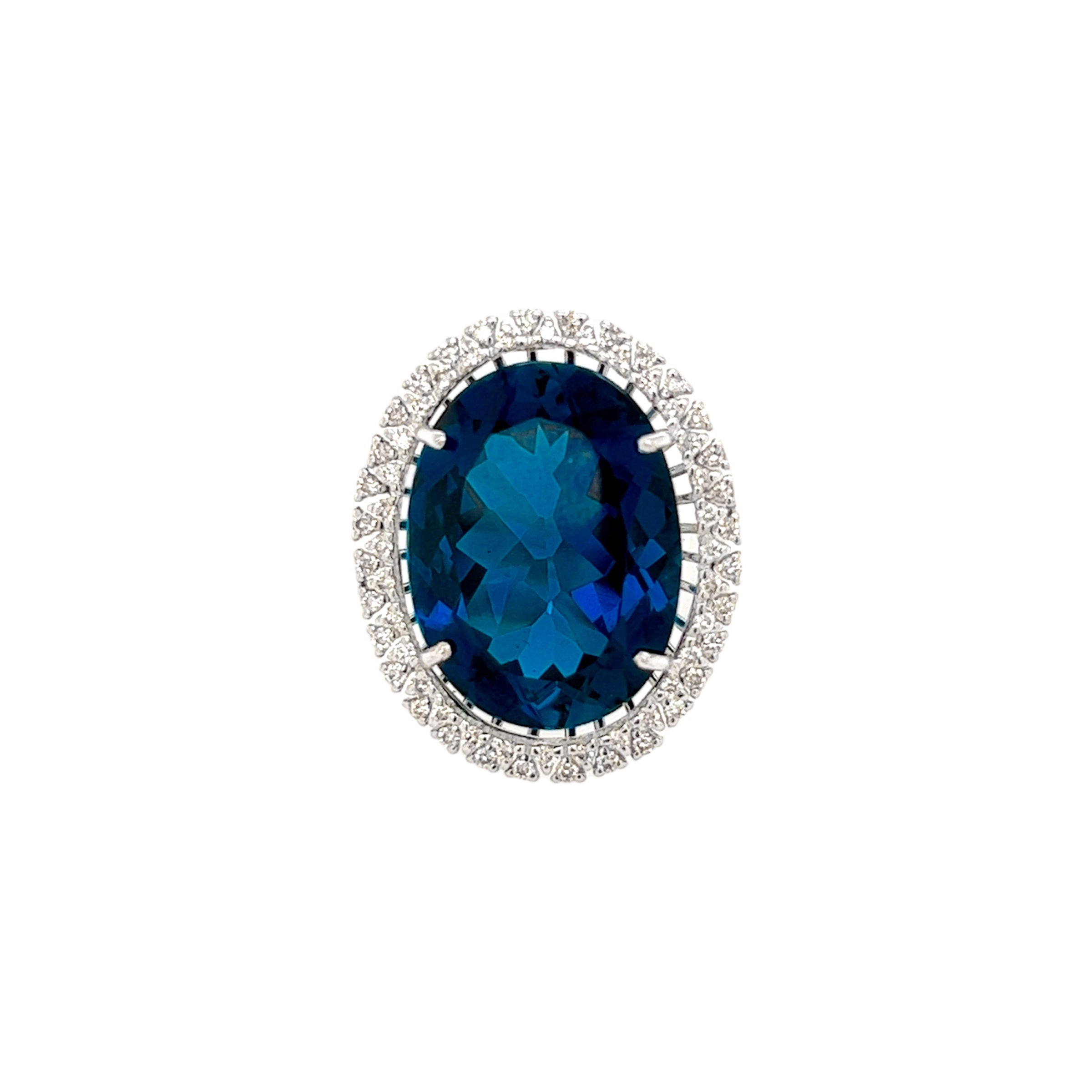 18K London Blue Topaz Ring