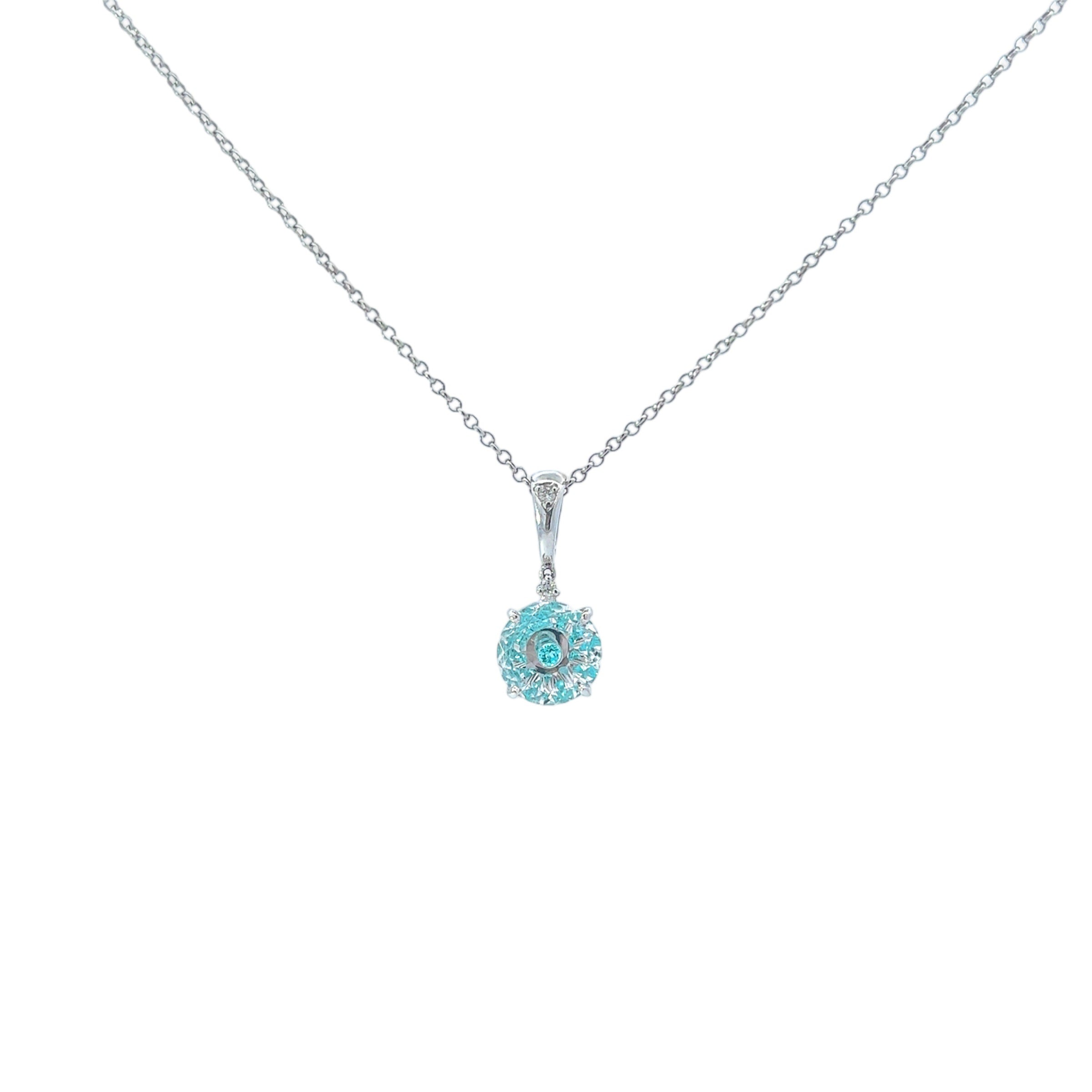 18K Paraiba Tourmaline Pendant