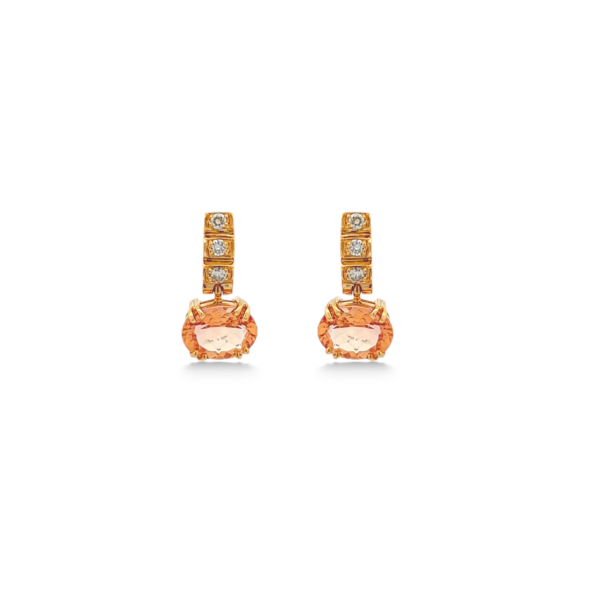 18K Imperial Topaz Earrings