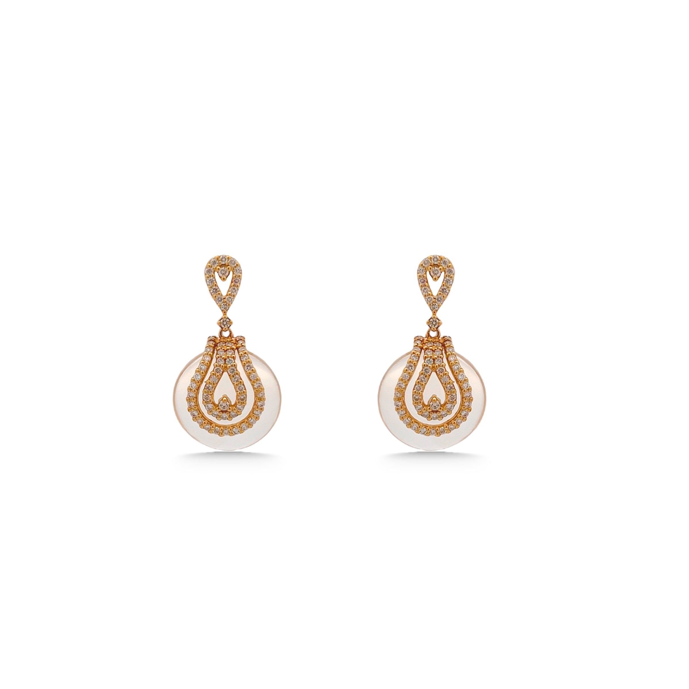 18K Agate Perla Earrings