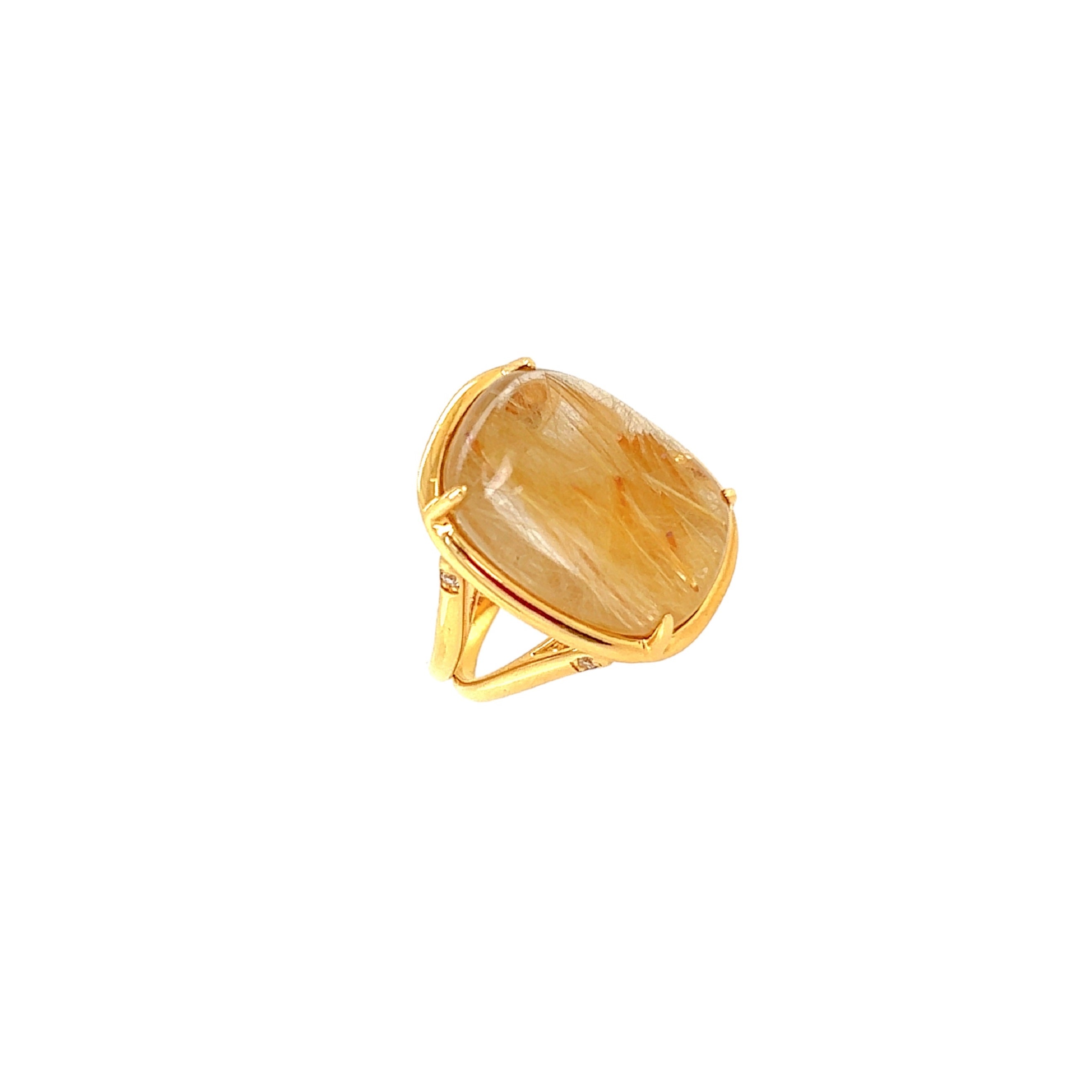 18K LAPA RIO Ring (1198) - Rutilated Quartz / YG