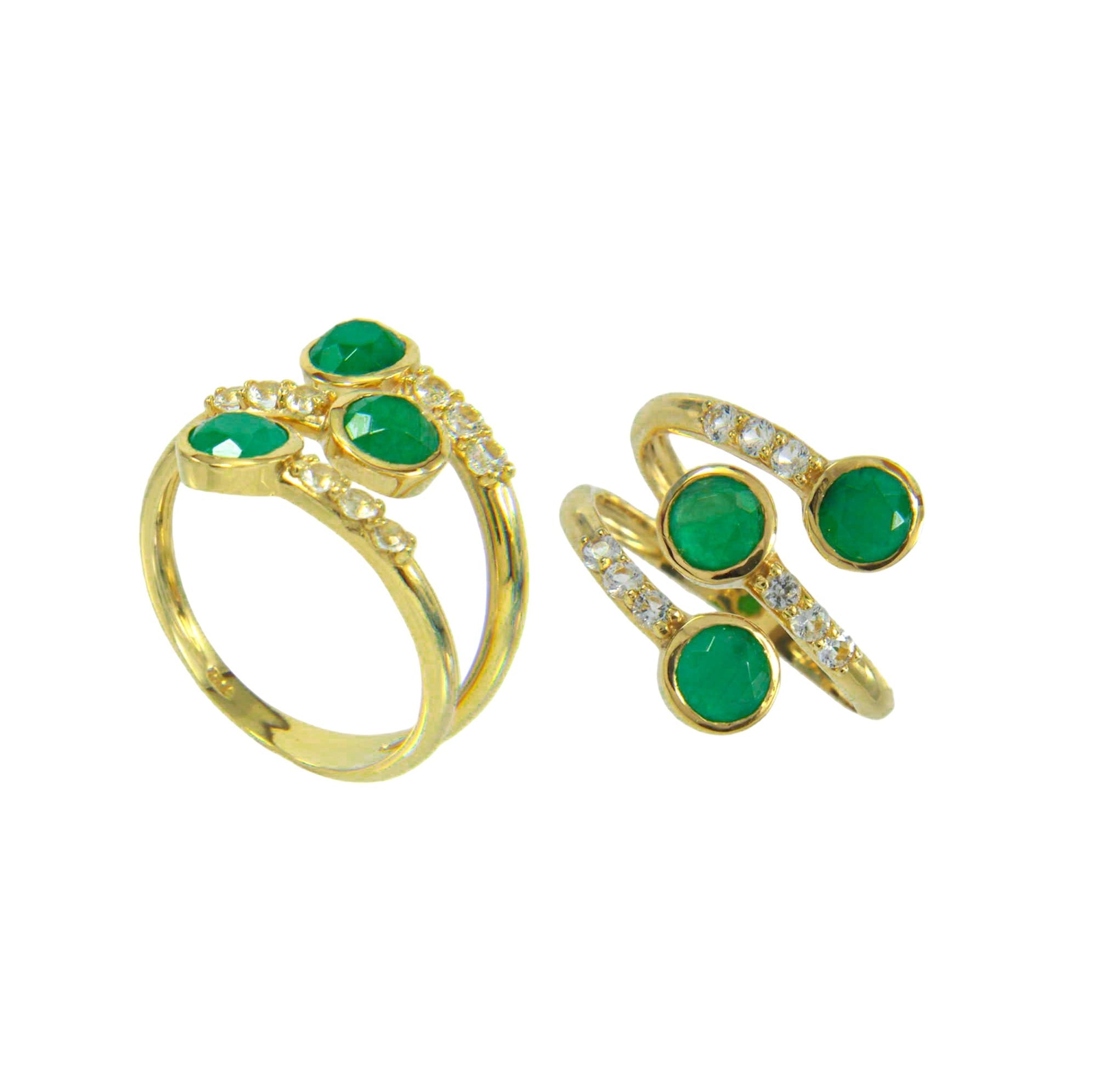 18K Emerald Ring