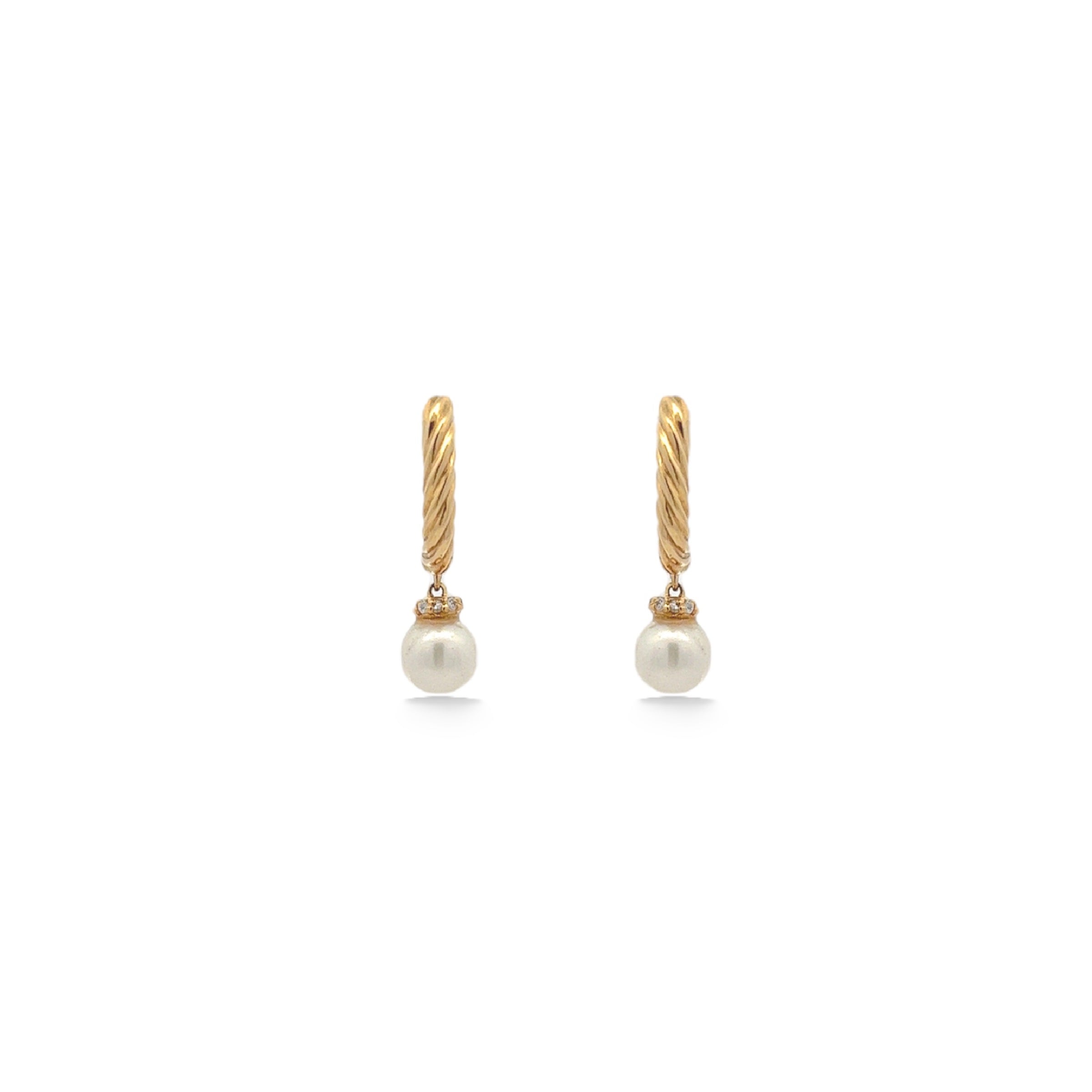 18K Pearl Earrings