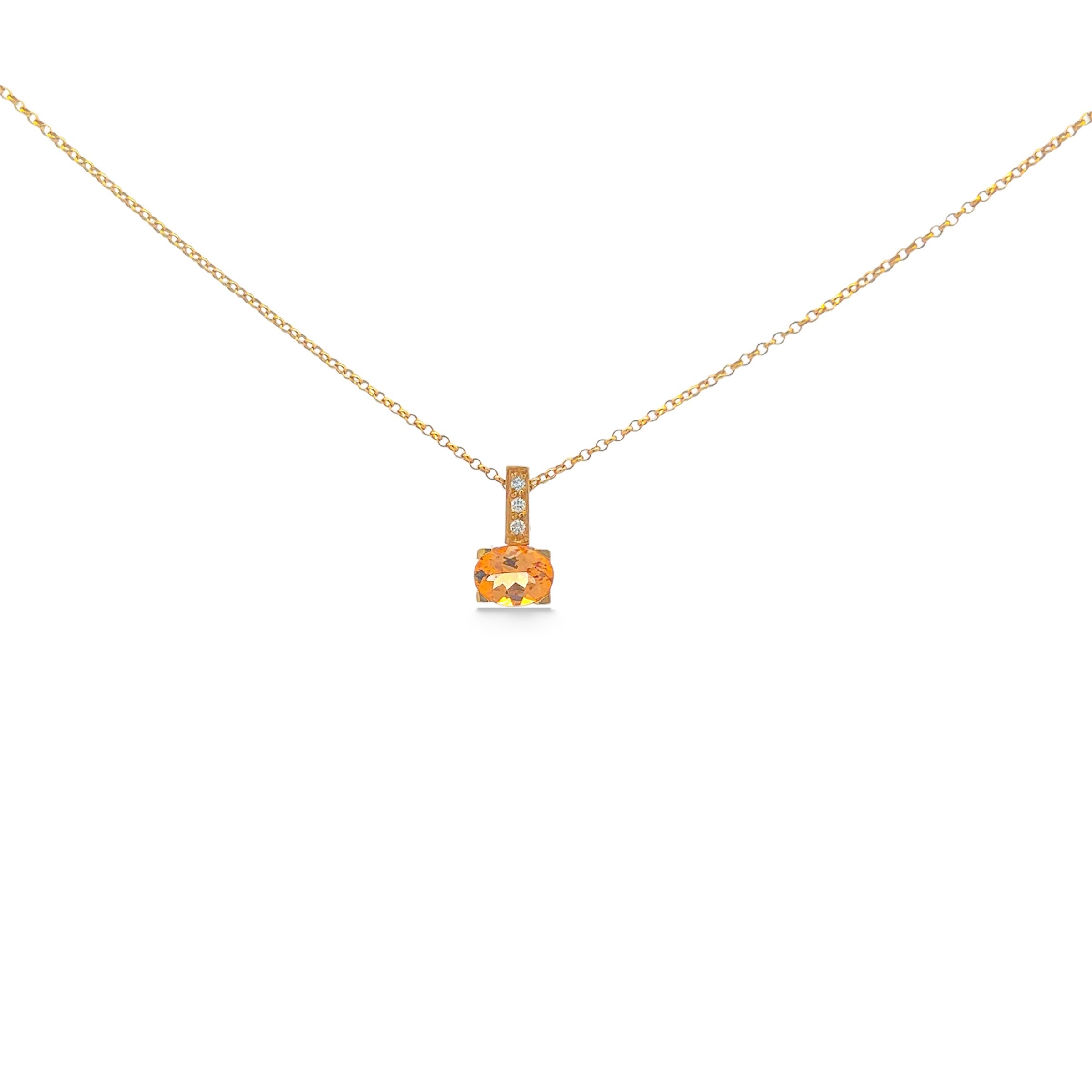 18K Imperial Topaz Necklace